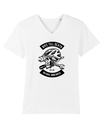 Bike Till Death Black White