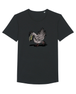 PELICAN CU DINTI Tricou mânecă scurtă guler larg Bărbat Skater