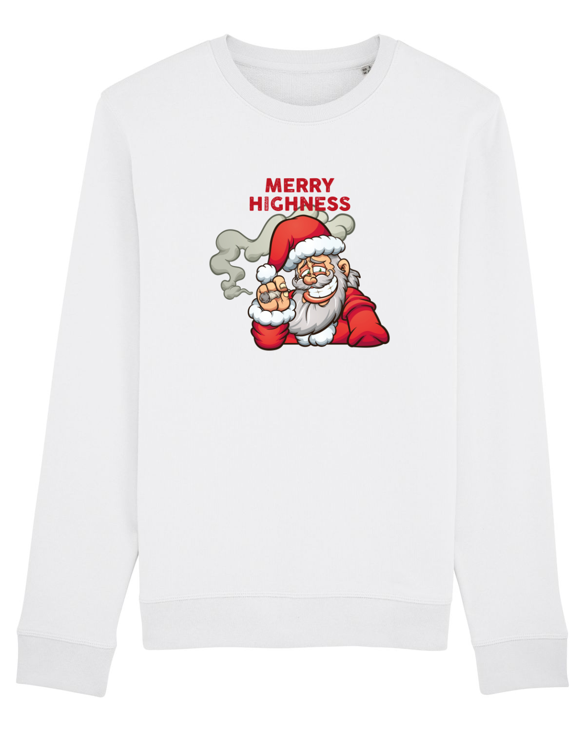 Bluză mânecă lungă Unisex Rise White