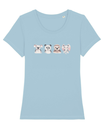 Baby Animals Sky Blue
