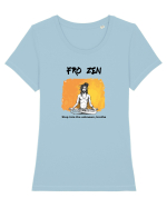 Fro Zen Tricou mânecă scurtă guler larg fitted Damă Expresser