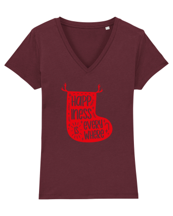 Happiness Burgundy