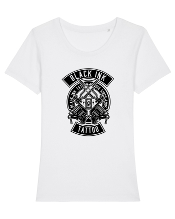 Black Ink Tattoo White