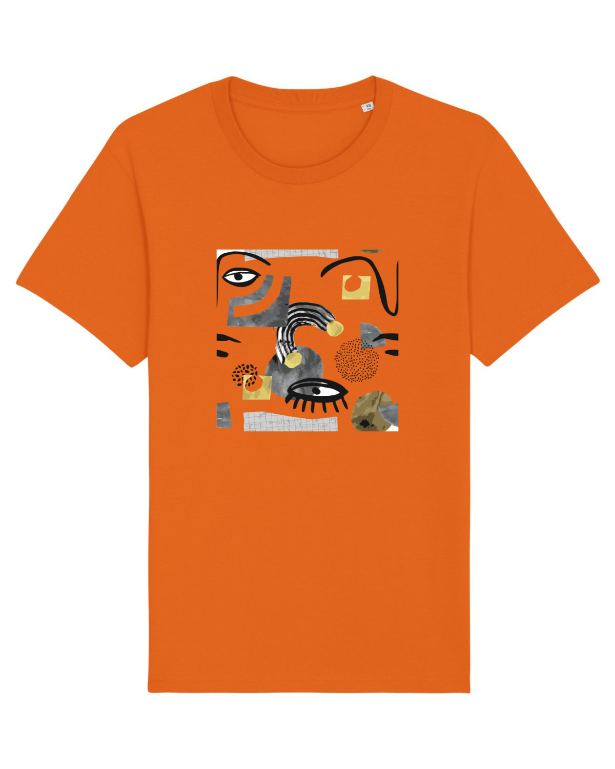 Tricou mânecă scurtă Unisex Rocker Bright Orange