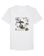 Look Into My Eyes Tricou mânecă scurtă guler larg Bărbat Skater