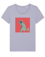 Me And My Monkey Tricou mânecă scurtă guler larg fitted Damă Expresser
