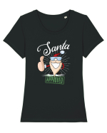 Santa approved Tricou mânecă scurtă guler larg fitted Damă Expresser