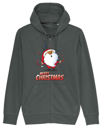Merry christmas with confetti Anthracite