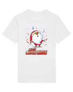 Merry christmas with confetti Tricou mânecă scurtă Unisex Rocker