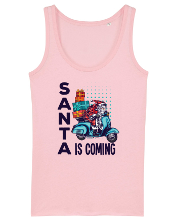 Santa is coming Cotton Pink