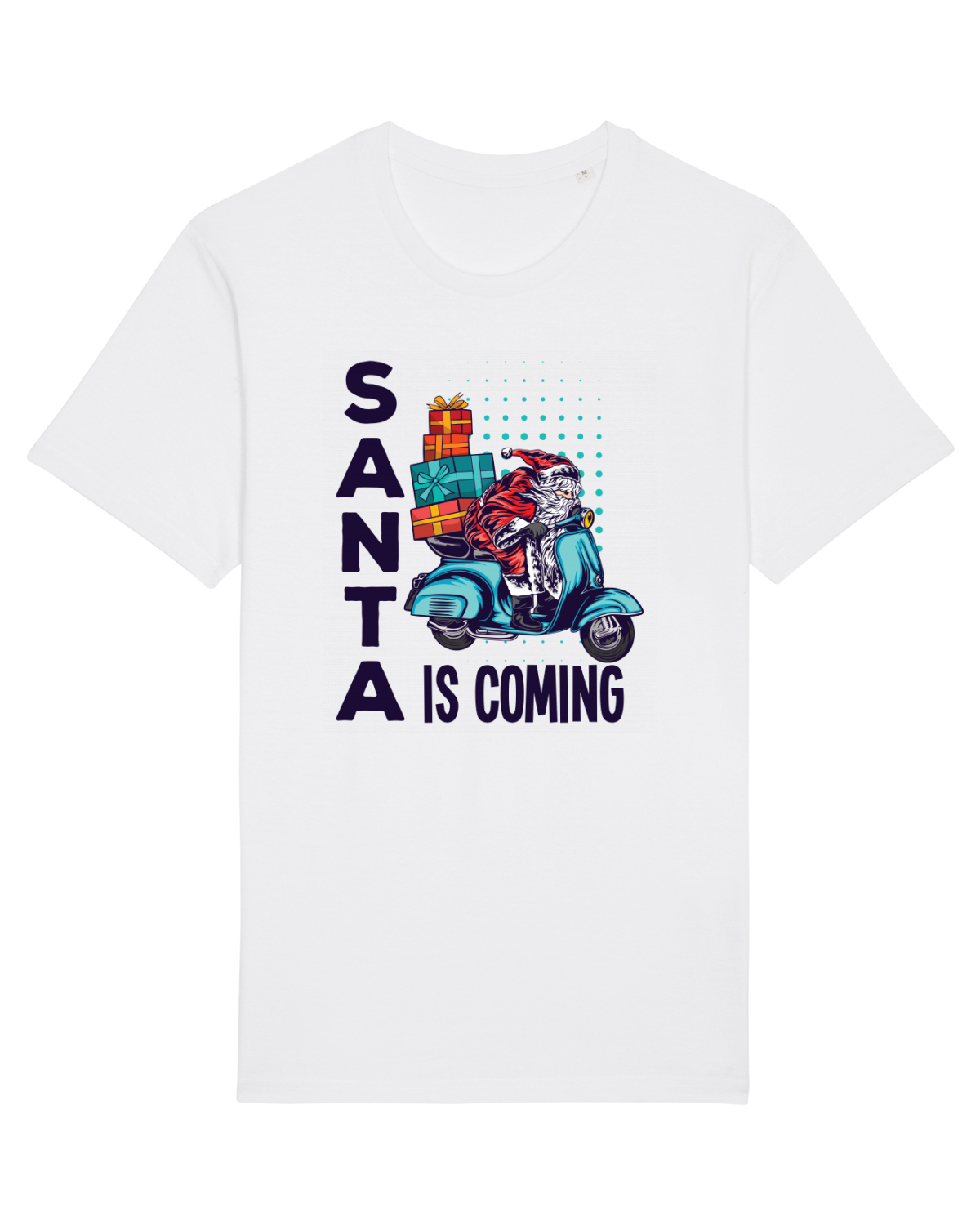 Tricou mânecă scurtă Unisex Rocker White