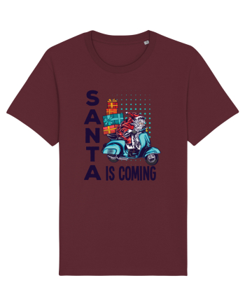 Santa is coming Burgundy