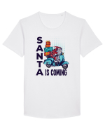 Santa is coming Tricou mânecă scurtă guler larg Bărbat Skater