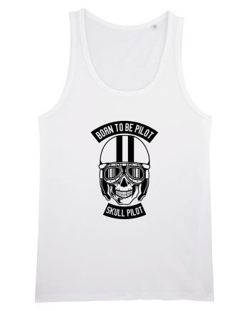 Skull Pilot Black White