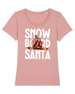 Snowboard Santa Tricou mânecă scurtă guler larg fitted Damă Expresser