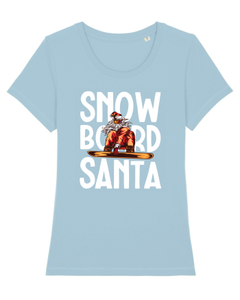Snowboard Santa Sky Blue