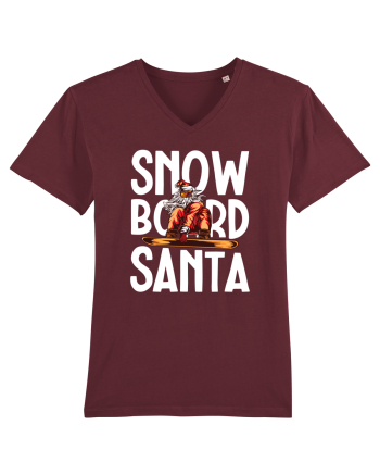 Snowboard Santa Burgundy