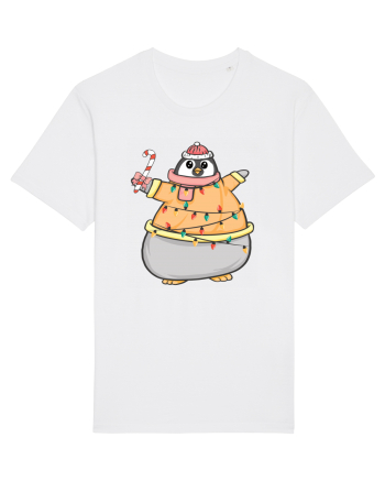 Pinguin cu luminite White