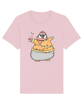 Pinguin cu luminite Cotton Pink