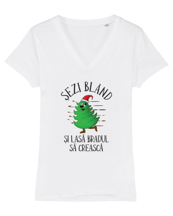 Sezi bland si lasa bradul sa creasca White