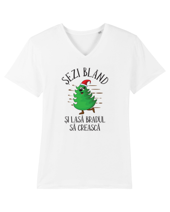 Sezi bland si lasa bradul sa creasca White