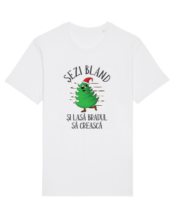 Sezi bland si lasa bradul sa creasca White