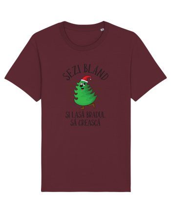 Sezi bland si lasa bradul sa creasca Burgundy