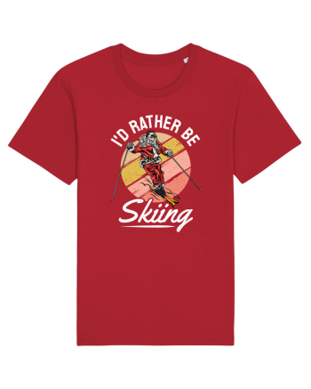 I'd rather be skiing Red