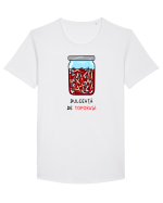Dulceață de toporași Tricou mânecă scurtă guler larg Bărbat Skater
