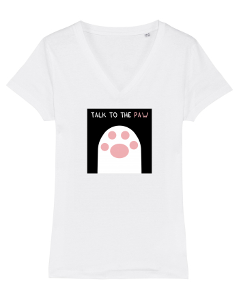 Talk to the paw White