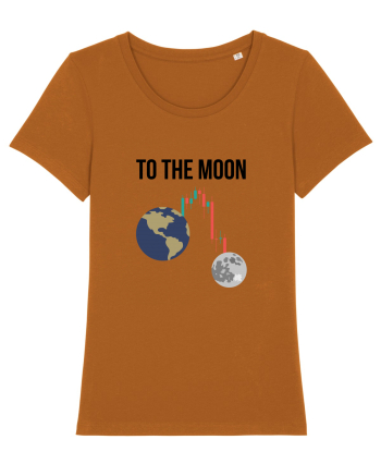 To The Moon (negru) Roasted Orange