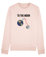 To The Moon (negru) Bluză mânecă lungă Unisex Rise