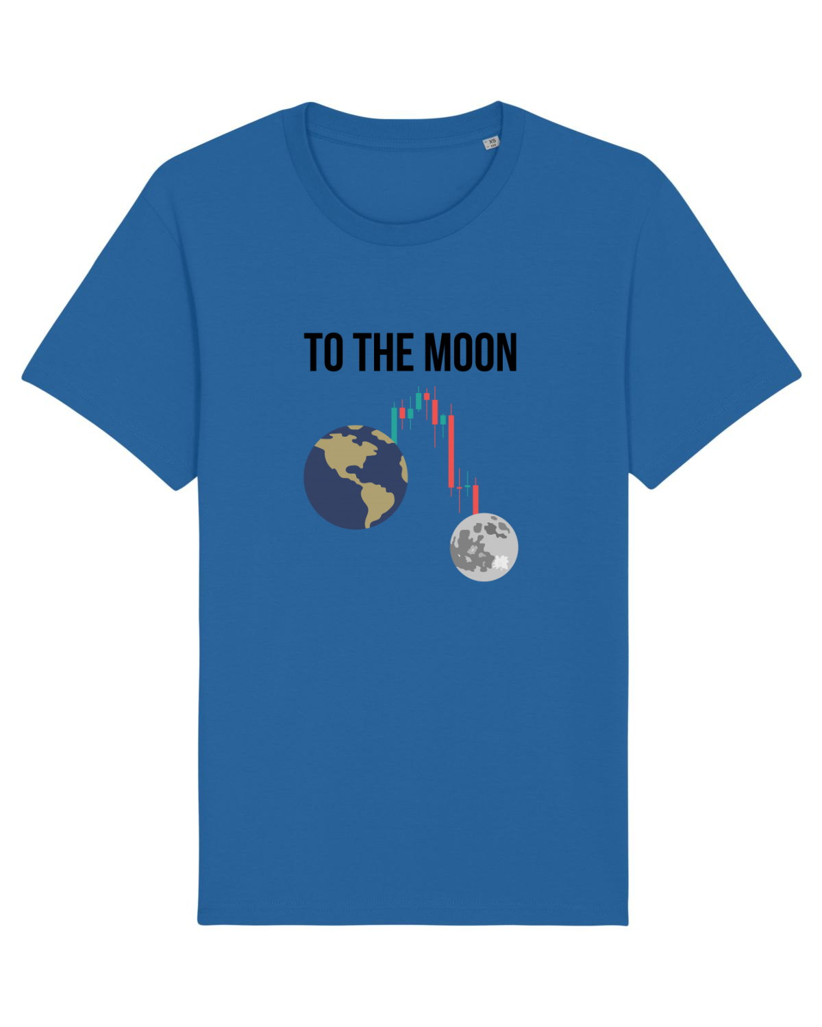 Tricou mânecă scurtă Unisex Rocker Royal Blue