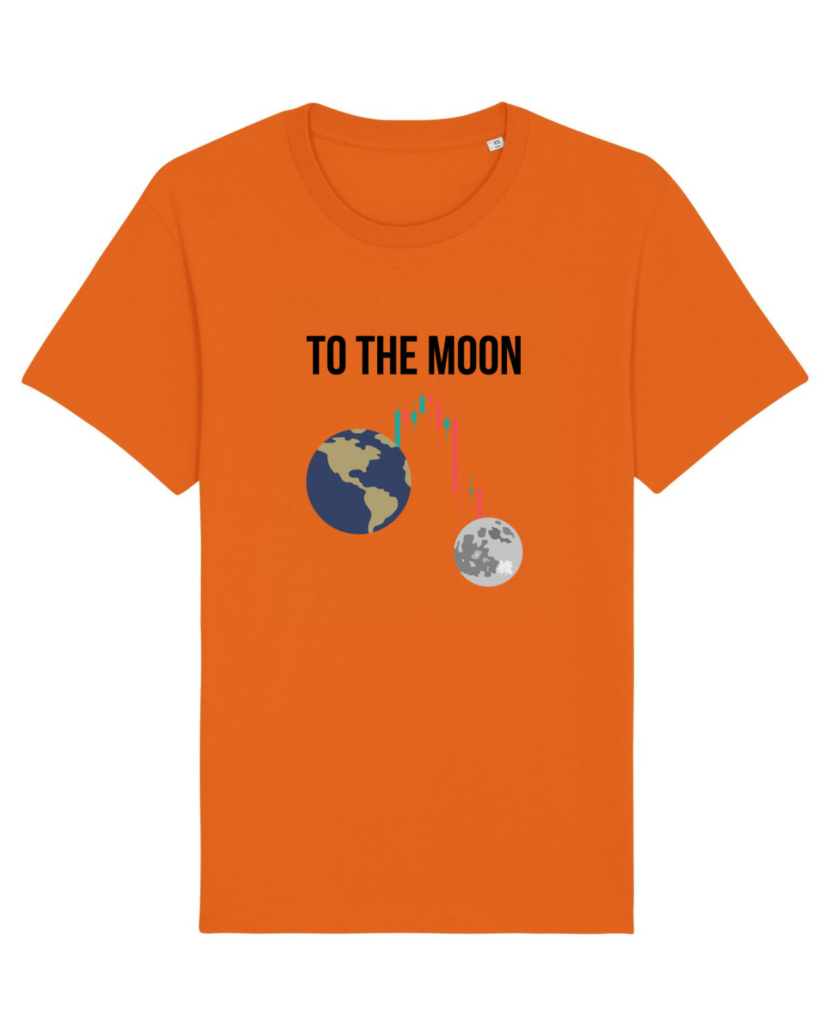 Tricou mânecă scurtă Unisex Rocker Bright Orange