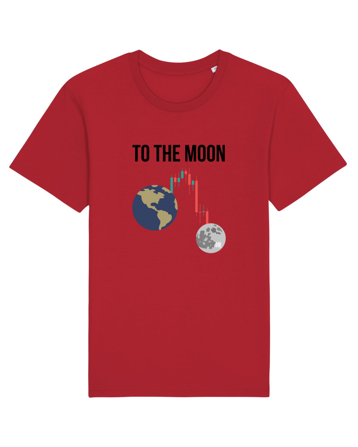Tricou mânecă scurtă Unisex Rocker Red