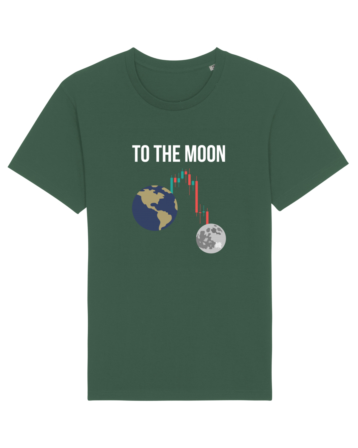 Tricou mânecă scurtă Unisex Rocker Bottle Green