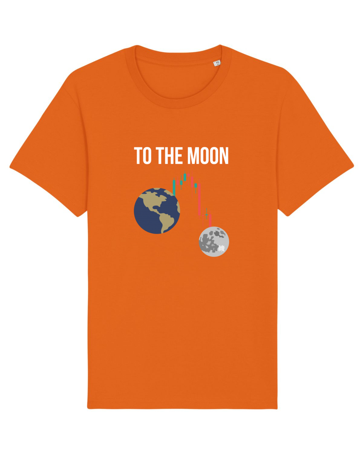 Tricou mânecă scurtă Unisex Rocker Bright Orange