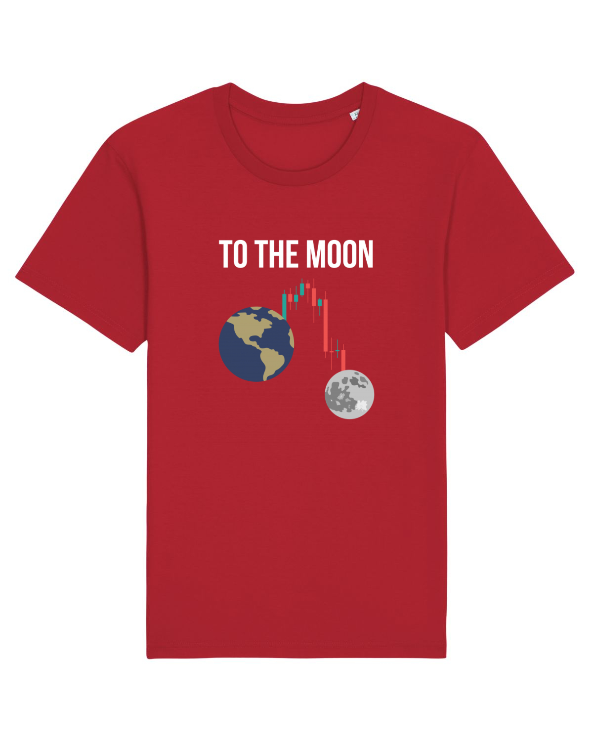 Tricou mânecă scurtă Unisex Rocker Red