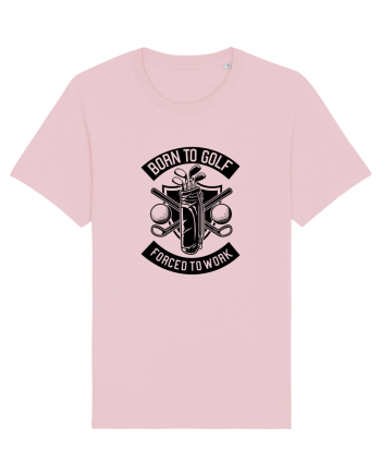 Born to Golf Forced to Work Black Cotton Pink