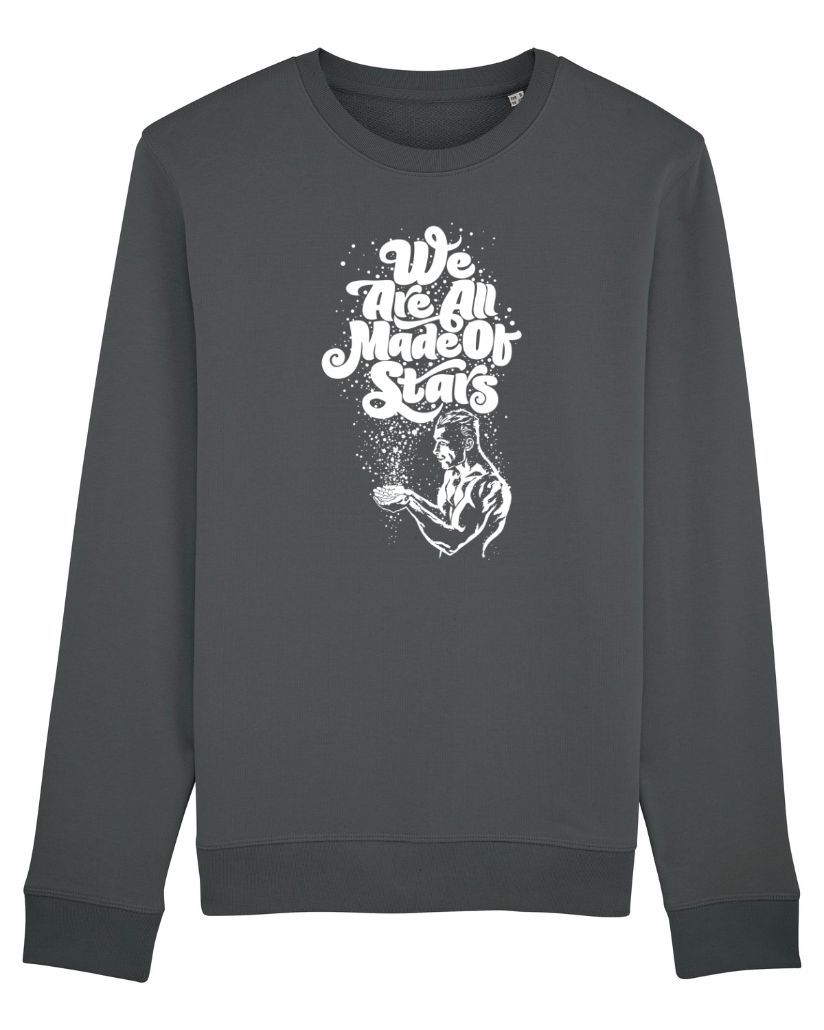 Bluză mânecă lungă Unisex Rise Anthracite