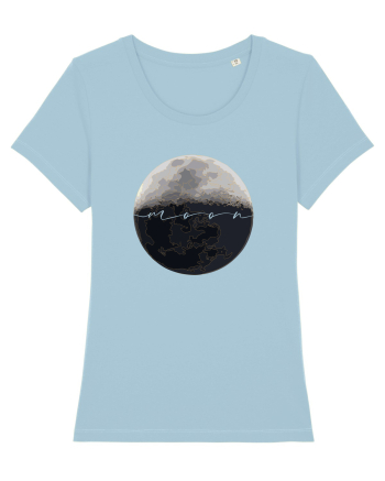 The Moon Sky Blue
