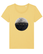 The Moon Tricou mânecă scurtă guler larg fitted Damă Expresser