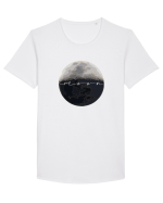 The Moon Tricou mânecă scurtă guler larg Bărbat Skater