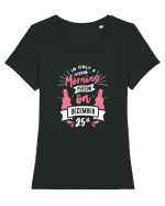 Only A Morning Person On December 25th Tricou mânecă scurtă guler larg fitted Damă Expresser