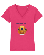 OMMMMMM... Tricou mânecă scurtă guler V Damă Evoker