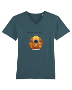 OMMMMMM... Tricou mânecă scurtă guler V Bărbat Presenter