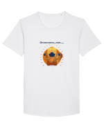OMMMMMM... Tricou mânecă scurtă guler larg Bărbat Skater