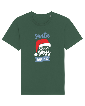 Santa Says Relax Bottle Green