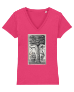 Virtue Is Stronger Tricou mânecă scurtă guler V Damă Evoker