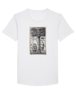 Virtue Is Stronger Tricou mânecă scurtă guler larg Bărbat Skater